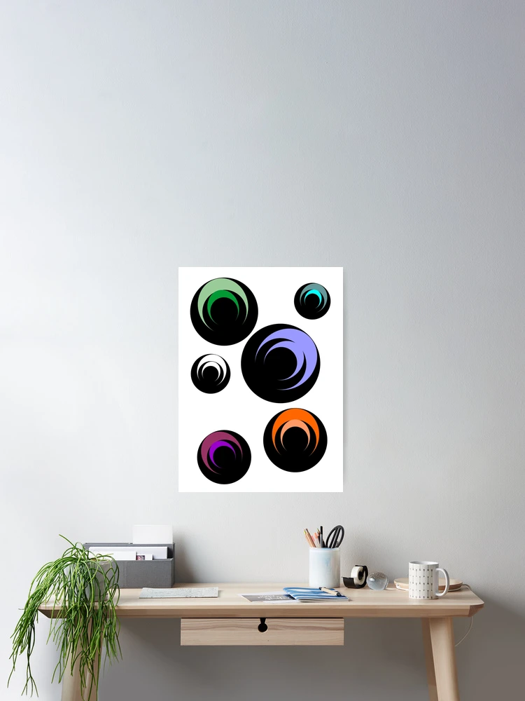 Thumbnail 2 of 3, Poster, Sharp Bubbles designed and sold by Rist.