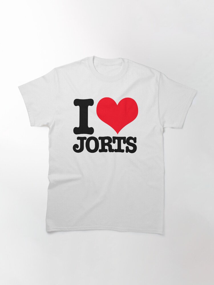 Thumbnail 3 of 7, Classic T-Shirt, I <3 Jorts designed and sold by 4everYA.