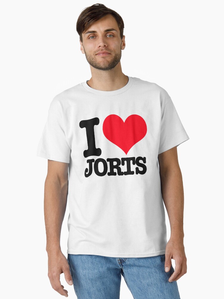 Thumbnail 1 of 7, Classic T-Shirt, I <3 Jorts designed and sold by 4everYA.