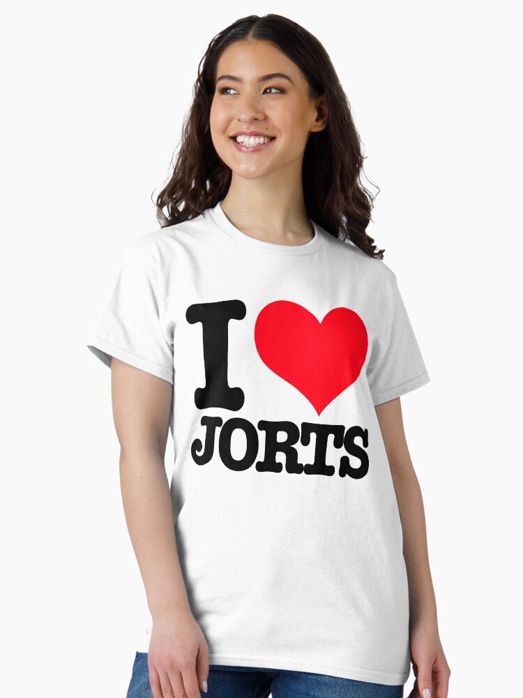 Thumbnail 2 of 7, Classic T-Shirt, I <3 Jorts designed and sold by 4everYA.
