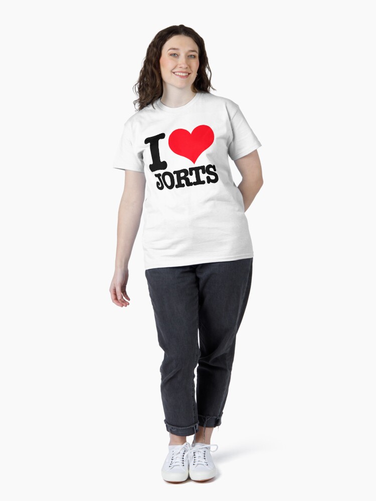 Thumbnail 4 of 7, Classic T-Shirt, I <3 Jorts designed and sold by 4everYA.