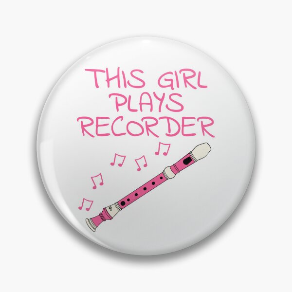 Item preview, This Girl Plays Recorder, Female Recorderist, Woodwind Musician designed and sold by doodlerob.