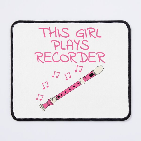 Item preview, This Girl Plays Recorder, Female Recorderist, Woodwind Musician designed and sold by doodlerob.