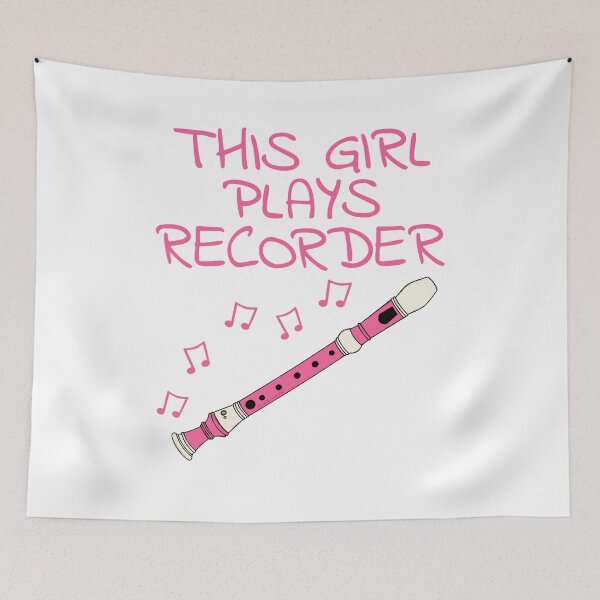 Item preview, This Girl Plays Recorder, Female Recorderist, Woodwind Musician designed and sold by doodlerob.