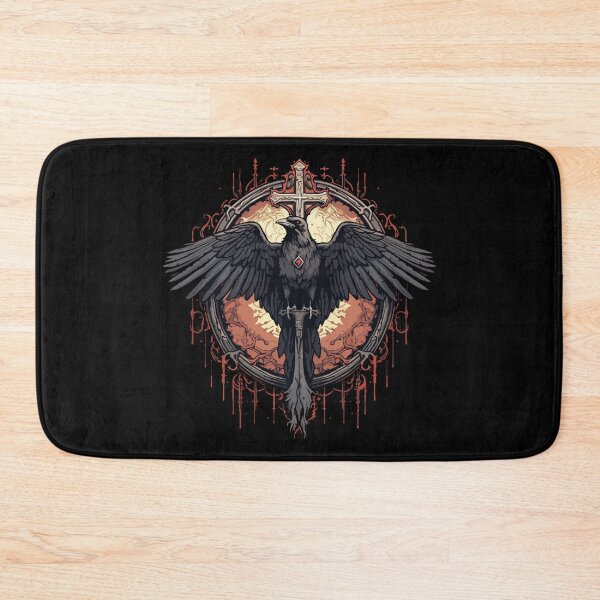 Item preview, Gothic Crow and Cross - Art T-Shirt designed and sold by AIPICCRAFT.