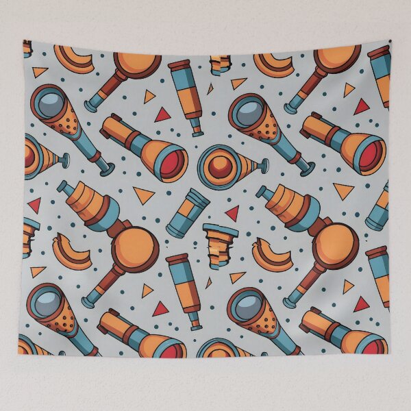 Item preview, seamless pattern telescope designed and sold by deviatepolo.
