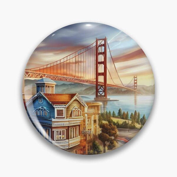 Item preview, Golden Gate Bridge, graffiti, designed and sold by KICIART.