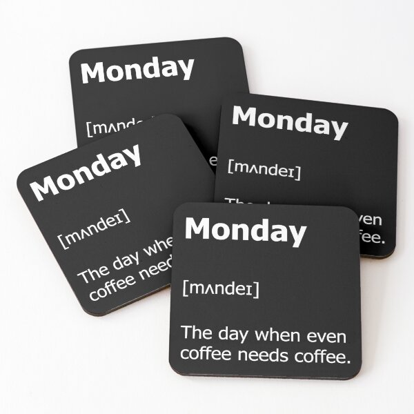 Item preview, Funny Monday Definition designed and sold by TheHellSong.
