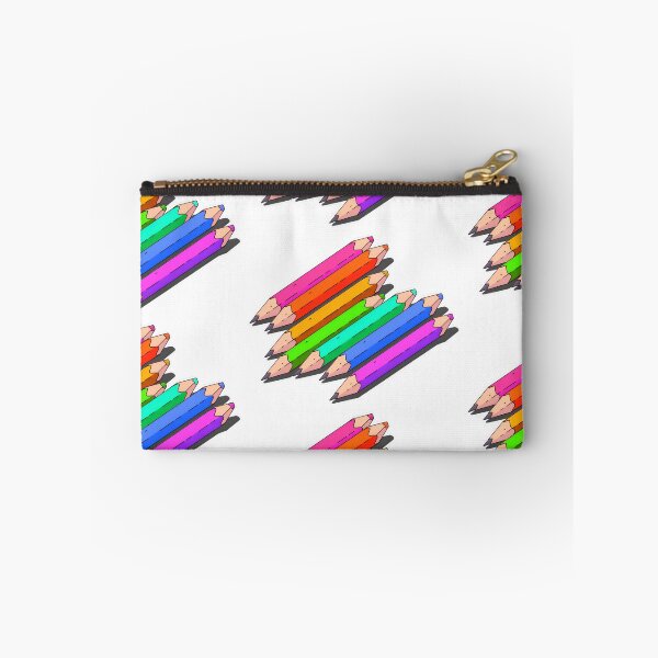 Item preview, Colored Pencils and Graphite Pencils of the Rainbow Laptop Sticker and Shirt Design by Zeesdesign on Redbubble designed and sold by ZEESDESIGN.