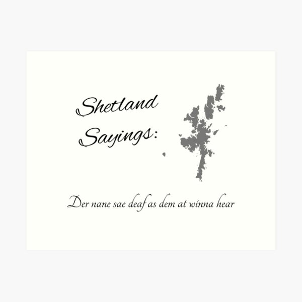 Item preview, Der nane sae deaf as dem at winna hear designed and sold by Avalinart.