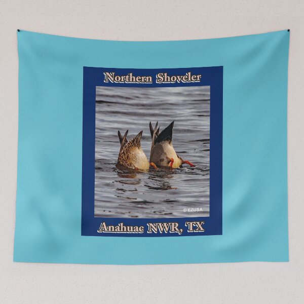 Item preview, Give Someone You Love The Bird, Northern Shoveler, Anahuac NWR, Texas,  designed and sold by MoreEZUSA-Here.