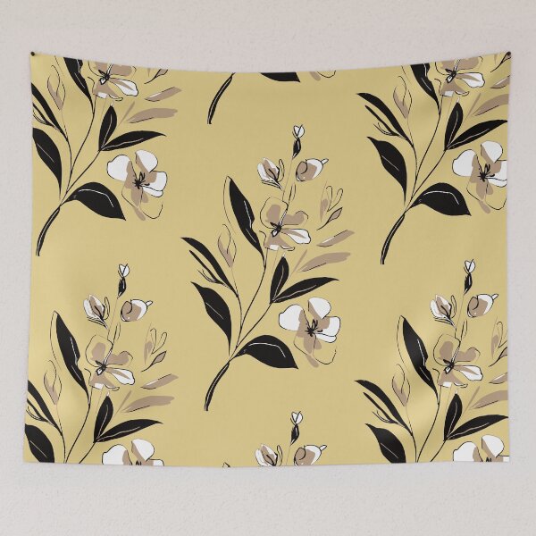 Item preview, Minimalist Hand-Drawn Blooms designed and sold by betrayedsky.