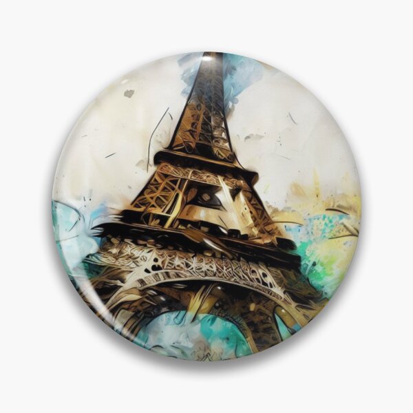 Item preview, Eiffel Tower, graffiti, designed and sold by KICIART.
