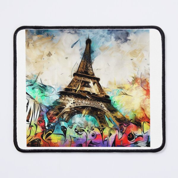 Item preview, Eiffel Tower, graffiti, designed and sold by KICIART.