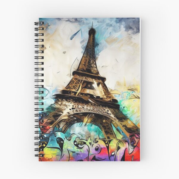 Item preview, Eiffel Tower, graffiti, designed and sold by KICIART.