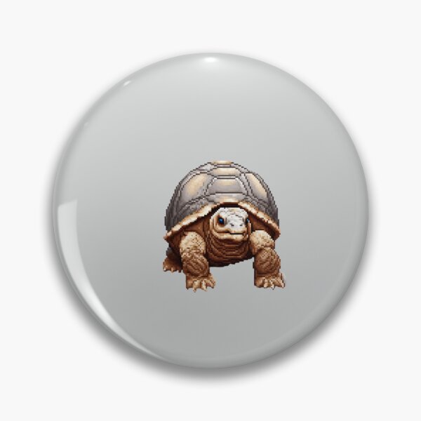 Item preview, Pixel Art Galapagos Tortoise Design Print  designed and sold by randomtdesigns.