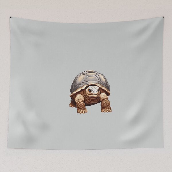 Item preview, Pixel Art Galapagos Tortoise Design Print  designed and sold by randomtdesigns.