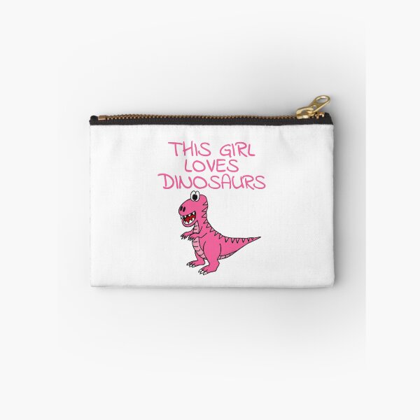 Item preview, This Girl Loves Dinosaurs, Pink T-Rex Dinosaur designed and sold by doodlerob.