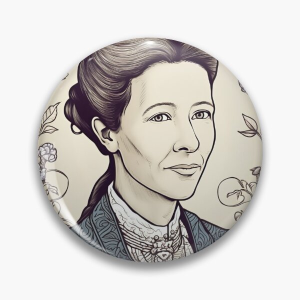Item preview, Simone de Beauvoir designed and sold by ComicsFactory.