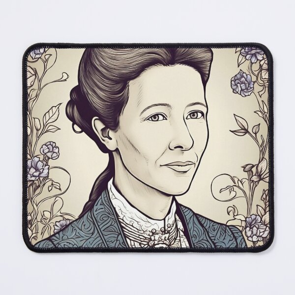 Item preview, Simone de Beauvoir designed and sold by ComicsFactory.
