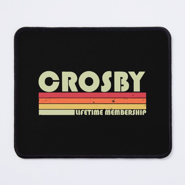 Item preview, CROSBY Surname Funny Retro Vintage 80s 90s Birthday Reunion designed and sold by BringMePorter.