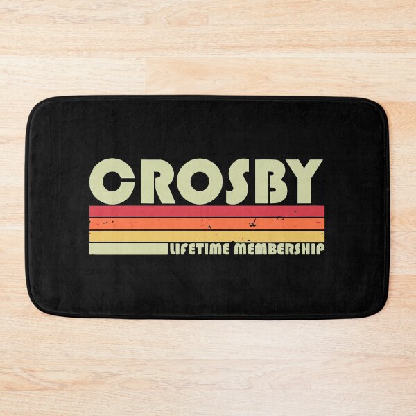 Item preview, CROSBY Surname Funny Retro Vintage 80s 90s Birthday Reunion designed and sold by BringMePorter.