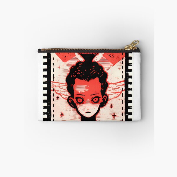 Item preview, Extraterrestrial Red Girl postal stamp- Futuristic designed and sold by octoboobs.
