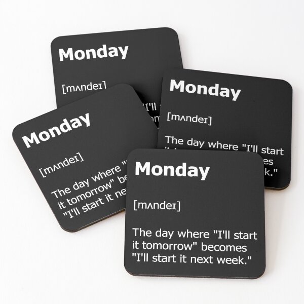 Item preview, Monday - Funny Definition designed and sold by TheHellSong.