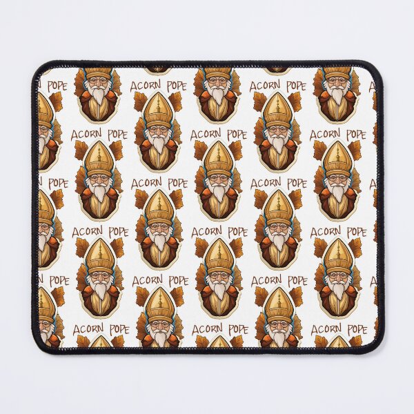 Item preview, Acorn Pope cute funny graphic illustration design designed and sold by ironpalette.