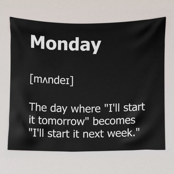 Item preview, Monday - Funny Definition designed and sold by TheHellSong.