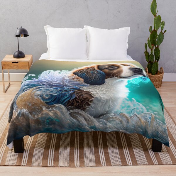Item preview, Cute dog in rippling water designed and sold by M-Y-A-R-T-.