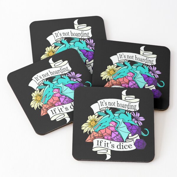 Item preview, It’s not hoarding if it’s dice - dungeons and dragons designed and sold by GeekandArtsy.