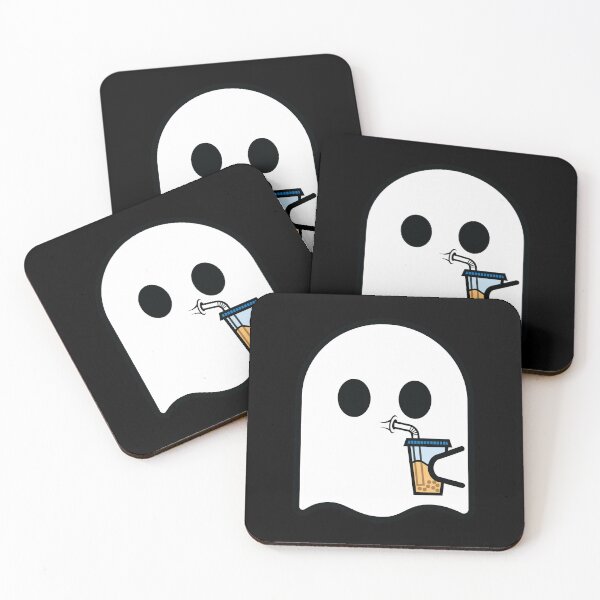 Item preview, Cozy Ghost drinking Boba Tea designed and sold by thomascpark.