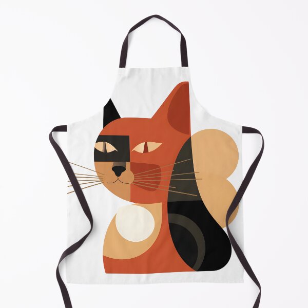 Item preview, A cat in the style of figurative minimalism, warm color palette, designed and sold by Autaporn199.