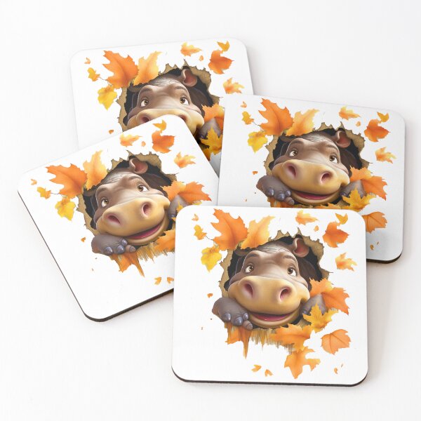 Item preview, Cartoonish Hippo's Halloween Chuckle Tee designed and sold by Moisky Patterns.