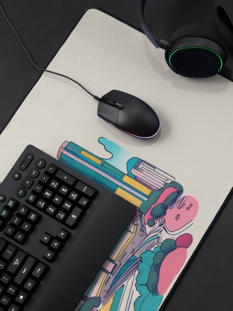 Thumbnail 4 of 5, Mouse Pad, Kuala Lumpur Skyline Minimalistic Drawing designed and sold by Patricks-Art.