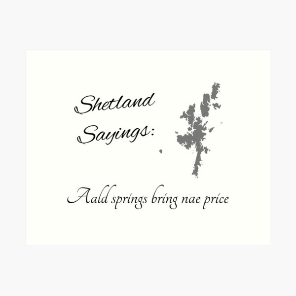 Item preview, Aald springs bring nae price designed and sold by Avalinart.