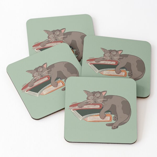 Item preview, Studious Kitten designed and sold by Elenapistacho.