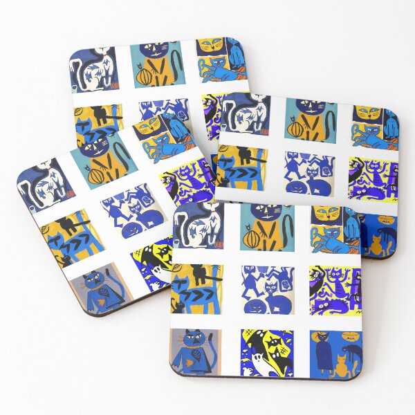 Item preview, Beautiful Abstract Art Cats designed and sold by Artcollectionus.