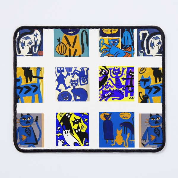 Item preview, Beautiful Abstract Art Cats designed and sold by Artcollectionus.