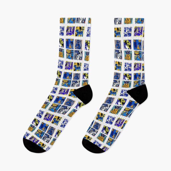 Item preview, Beautiful Abstract Art Cats designed and sold by Artcollectionus.