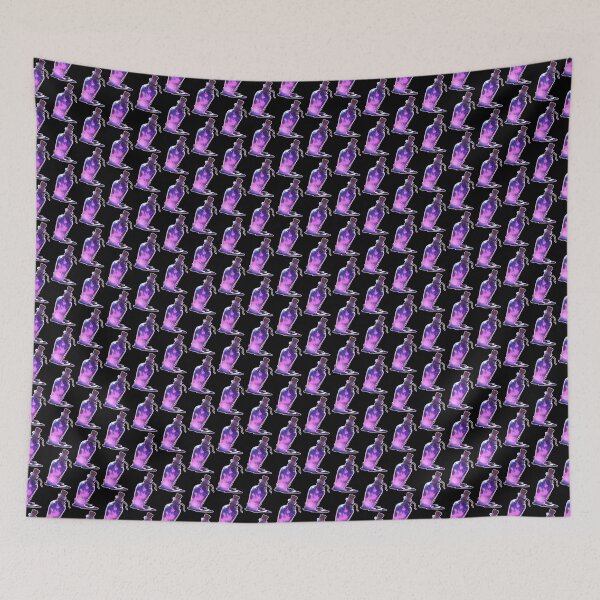 Item preview, Magical Dark Purple Corked Potion Bottle Laptop Sticker Design by Zeesdesign on Redbubble Dark Background designed and sold by ZEESDESIGN.