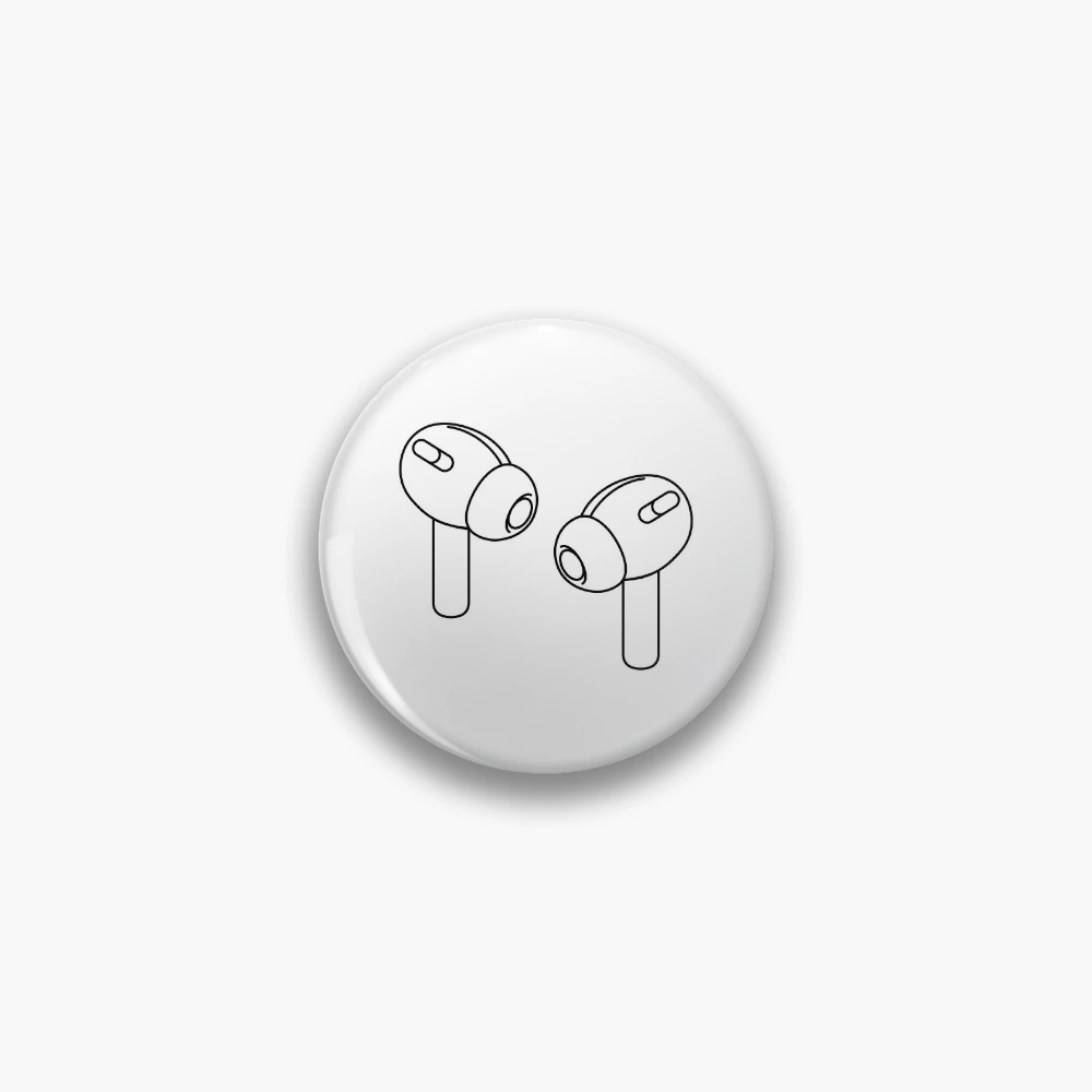 Pin　AirPods Airpods Pro lover illustration