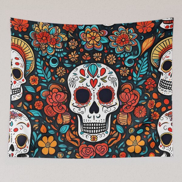 Item preview, muertos dia designed and sold by patternshoprad.