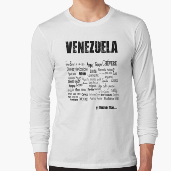 Venezuela en letras 2 Long Sleeve T-Shirt