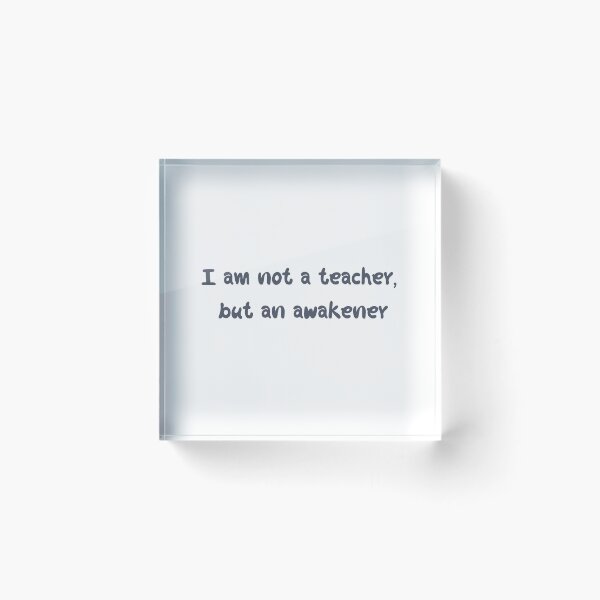 Item preview, Frost's Enlightenment: Not a Teacher, but an Awakener" designed and sold by wordartistry.