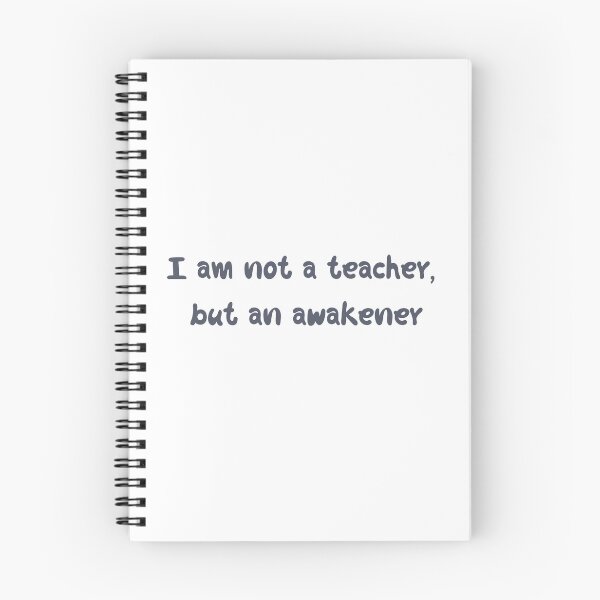 Item preview, Frost's Enlightenment: Not a Teacher, but an Awakener" designed and sold by wordartistry.