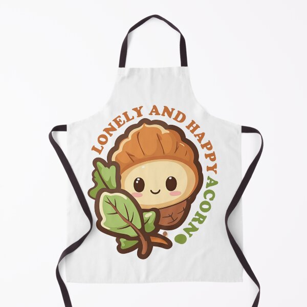 Item preview, Diseño gráfico divertido lindo lindo del ejemplo de la bellota solitaria y feliz designed and sold by ironpalette.
