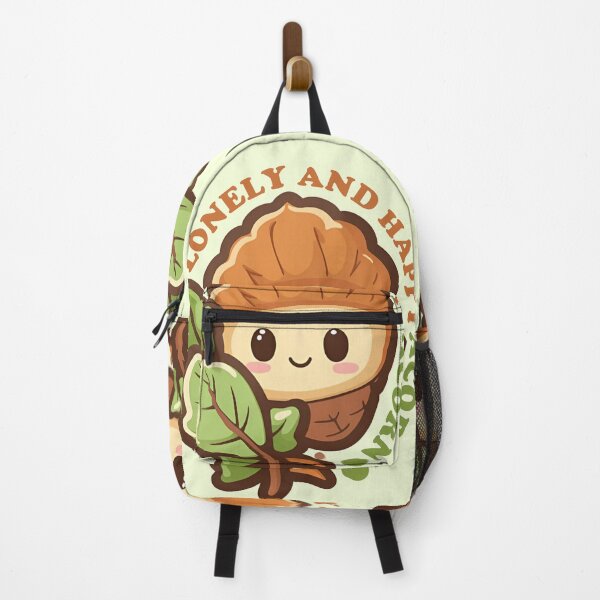 Item preview, lonely and happy Acorn cute funny graphic illustration design designed and sold by ironpalette.