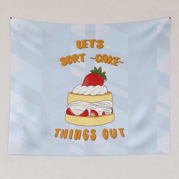 Item preview, Desserts - Let's sort-cake things out designed and sold by Juditangelo.